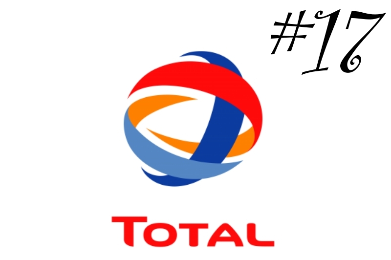 Το λογότυπο της πολυεθνικής εταιρείας πετρελαίου Total
