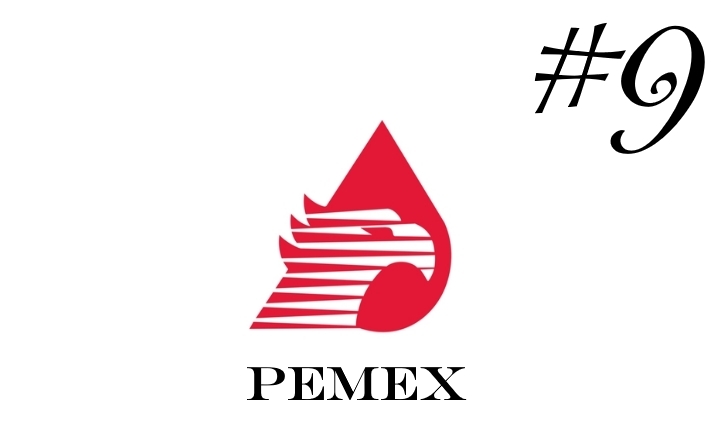 Το λογότυπο της πολυεθνικής εταιρείας πετρελαίου Pemex
