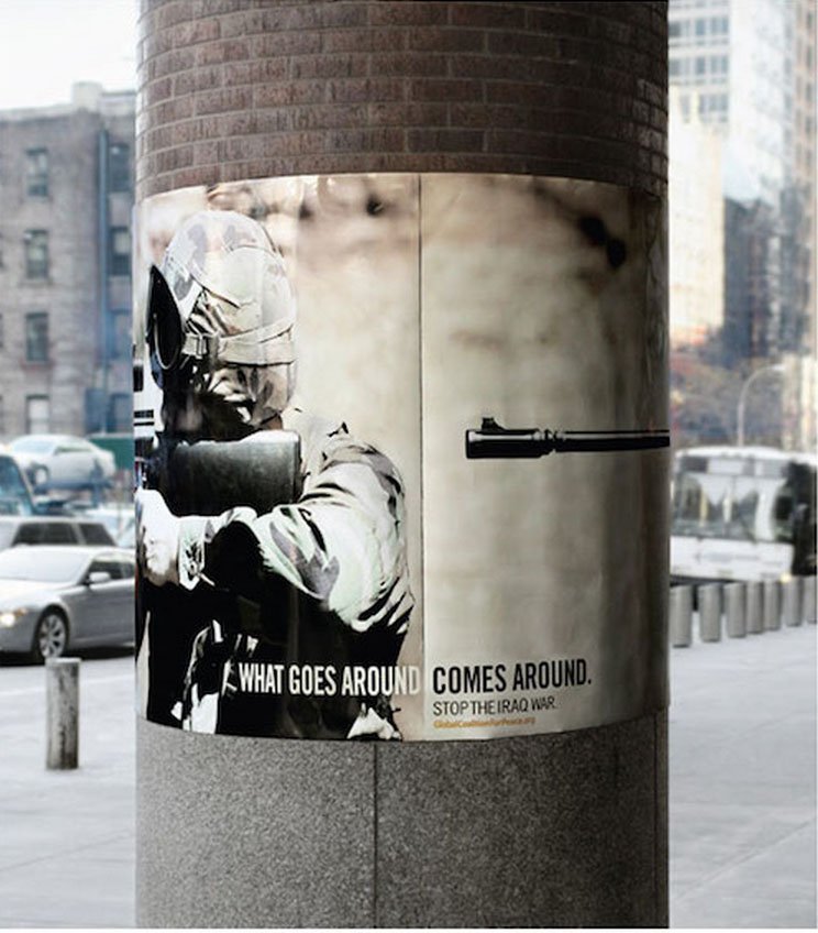 Διαφήμιση με τίτλο ’What goes around, comes around’ © Big Ant International 